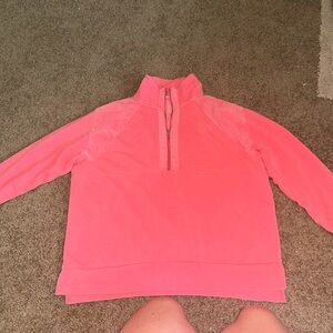Victoria secret pink quarter zip size L